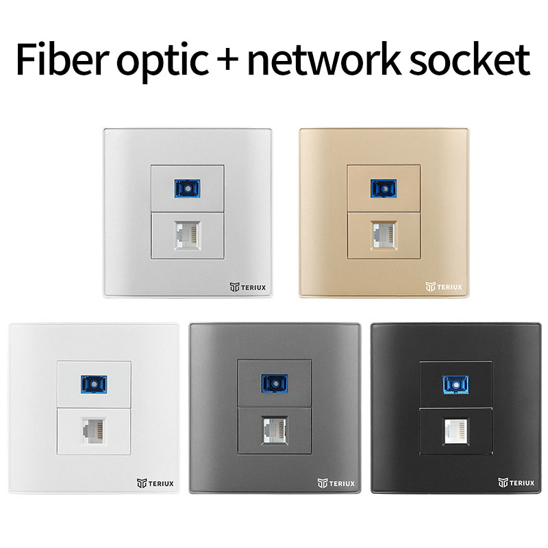 SC +Rj45 wall socket