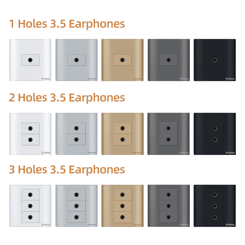 3.5 Earphones wall socket